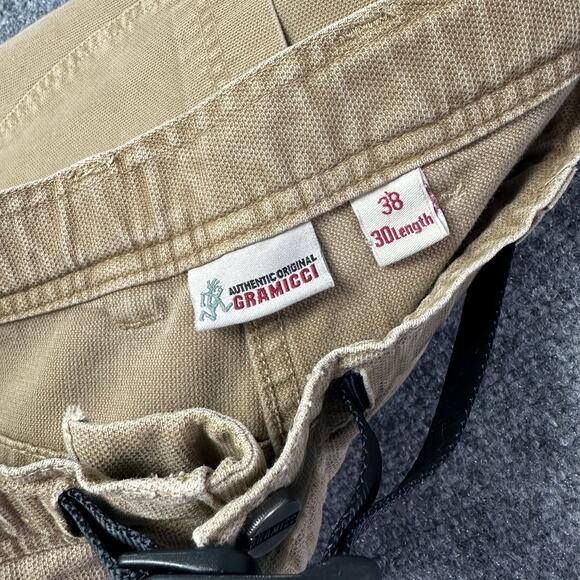 VTG Gramicci Pants‎ Men’s Sz 38 Brown Belted Waist Climbing Outdoor - Picture 7 of 9